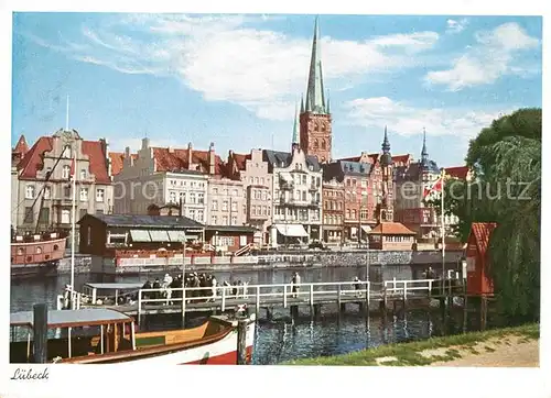 AK / Ansichtskarte Luebeck Stadtansicht Luebeck