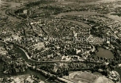 AK / Ansichtskarte Luebeck Fliegeraufnahme Luebeck