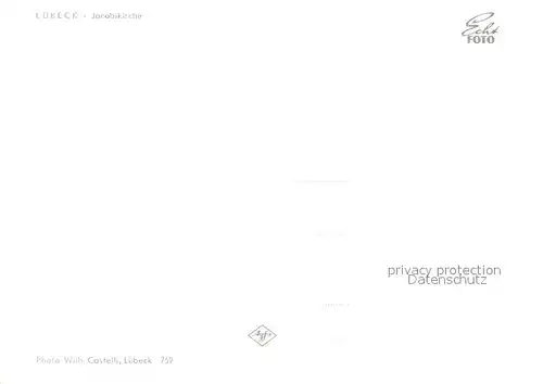 AK / Ansichtskarte Luebeck Jacobikirche Luebeck