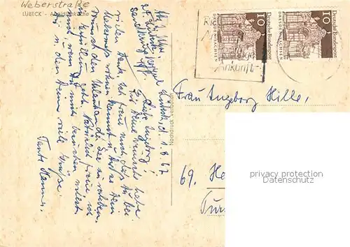 AK / Ansichtskarte Luebeck aegidienkirche Luebeck