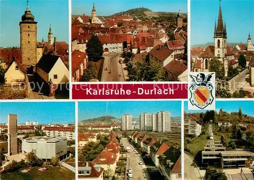AK / Ansichtskarte Durlach Kirche Stadtansichten  Durlach