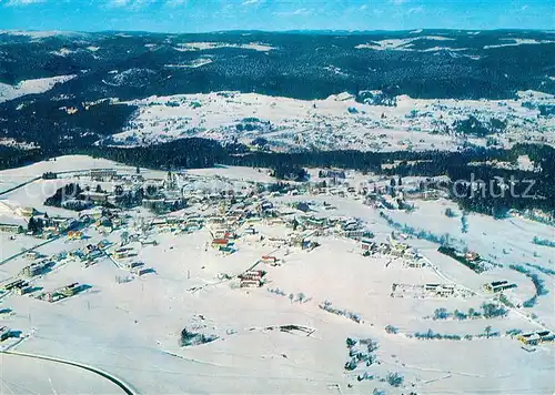 AK / Ansichtskarte Hoechenschwand Fliegeraufnahme Winterlandschaft Hoechenschwand