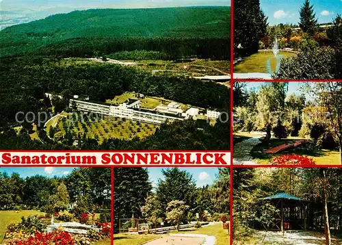 AK / Ansichtskarte Marburg_Lahn Sanatorium Sonnenblick  Marburg_Lahn