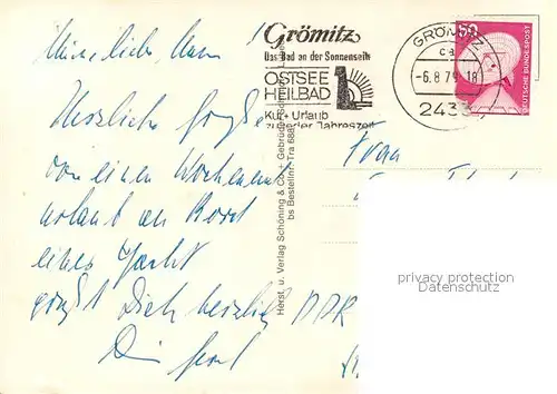 AK / Ansichtskarte Travemuende_Ostseebad Hochhaus Hafen Strand Promenade Konzerthalle Steilufer Travemuende_Ostseebad