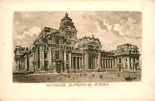 AK / Ansichtskarte Bruxelles_Bruessel Justizpalast  Bruxelles_Bruessel