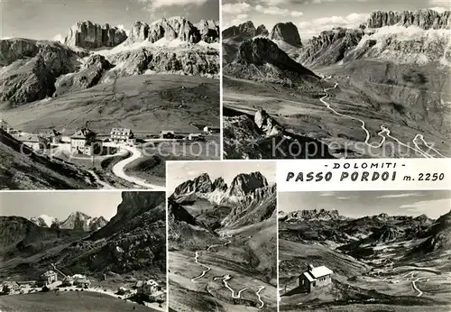 AK / Ansichtskarte Passo_Pordoi Panoramen Passo Pordoi