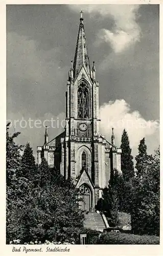 AK / Ansichtskarte Bad_Pyrmont Stadtkirche Bad_Pyrmont