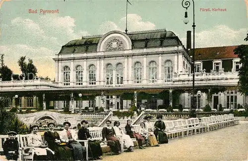 AK / Ansichtskarte Bad_Pyrmont Fuerstliches Kurhaus Bad_Pyrmont