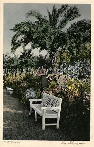 AK / Ansichtskarte Bad_Pyrmont Im Palmengarten Bad_Pyrmont