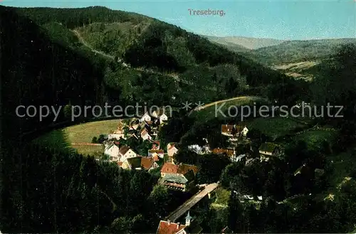AK / Ansichtskarte Treseburg_Harz Panorama Treseburg Harz