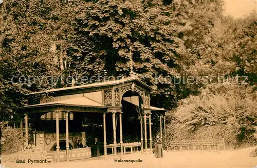 AK / Ansichtskarte Bad_Pyrmont Helenenquelle Bad_Pyrmont