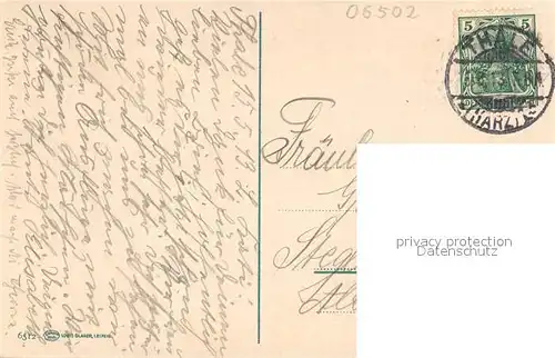 AK / Ansichtskarte Thale_Harz Ortsansicht Thale_Harz