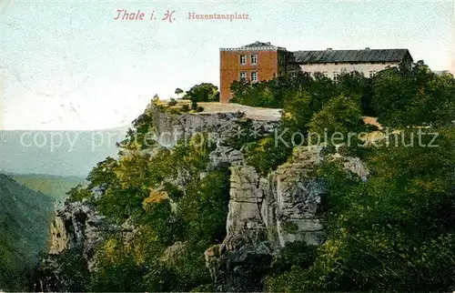 AK / Ansichtskarte Thale_Harz Hexentanzplatz Thale_Harz