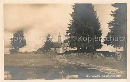 AK / Ansichtskarte Schwarzwald Nusshortkapelle Schwarzwald