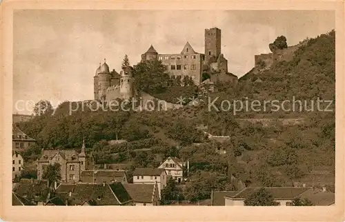 AK / Ansichtskarte Wertheim_Main Schlossruine  Wertheim Main