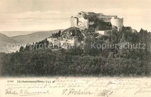 AK / Ansichtskarte Esslingen_Neckar Burg Hohenneufen Esslingen Neckar