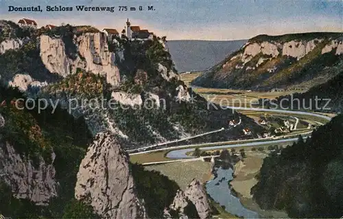 AK / Ansichtskarte Donautal Schloss Werenwag Donautal
