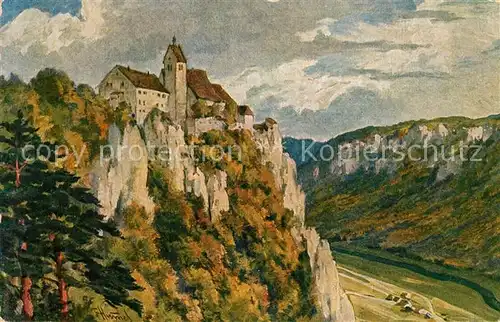 AK / Ansichtskarte Donautal Schloss Werrenwag Donautal
