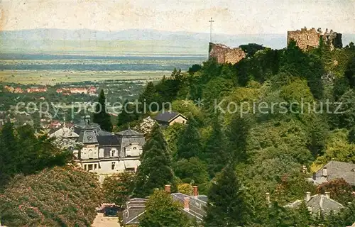 AK / Ansichtskarte Badenweiler Burgruine und Rheinebene Badenweiler