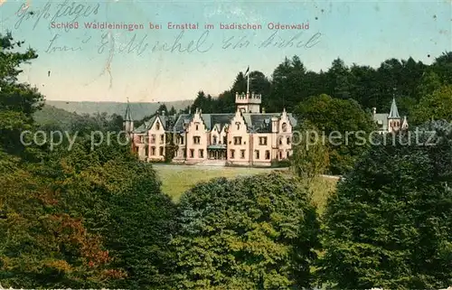 AK / Ansichtskarte Ernsttal_Baden Schloss Waldleiningen Ernsttal_Baden