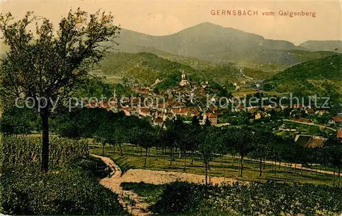 AK / Ansichtskarte Gernsbach Blick vom Galgenberg Gernsbach