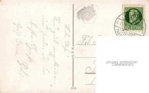 AK / Ansichtskarte Partenkirchen mit Zugspitze Partenkirchen