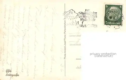 AK / Ansichtskarte Partenkirchen Floriansplatz Partenkirchen