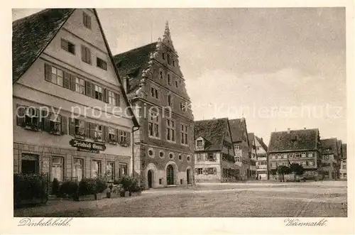 AK / Ansichtskarte Dinkelsbuehl Weinmarkt Dinkelsbuehl