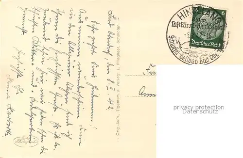 AK / Ansichtskarte Hindelang mit Rotspitze und Horn Hindelang