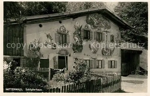 AK / Ansichtskarte Mittenwald_Bayern Schlipferhaus Mittenwald Bayern