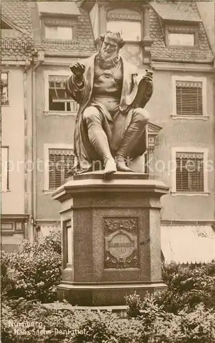 AK / Ansichtskarte Nuernberg Hans Sachs Denkmal Nuernberg