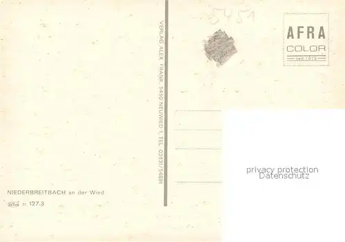 AK / Ansichtskarte Niederbreitbach An der Wied Niederbreitbach