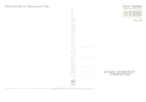 AK / Ansichtskarte Utersum Duenen Seebruecke Strand  Utersum