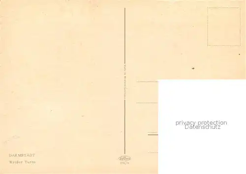 AK / Ansichtskarte Darmstadt Weisser Turm Darmstadt