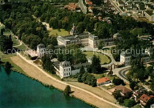 AK / Ansichtskarte Hanau_Main Fliegeraufnahme Schloss Philippsruhe Hanau_Main