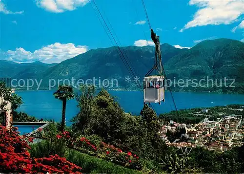 AK / Ansichtskarte Seilbahn Funivia Locarno Cardada Seilbahn