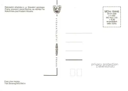 AK / Ansichtskarte Kokorinsko Rekreacni stredisko Hrad Houska Erholungszentrum Restaurant Burg Landschaftspanorama Kokorinsko