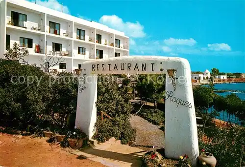 AK / Ansichtskarte Santa_Eulalia_del_Rio Hotel ses Roques Restaurant Roques Santa_Eulalia_del_Rio