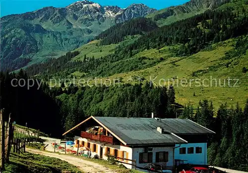 AK / Ansichtskarte Wildschoenau_Tirol Alpengasthof Wandergebiet Schoenangeralm Wildschoenau Tirol