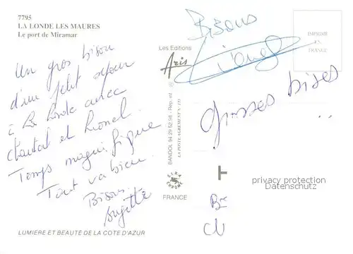 AK / Ansichtskarte La_Londe les Maures Port de Miramar vue aerienne La_Londe les Maures