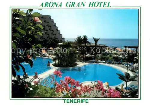 AK / Ansichtskarte Arona_Teneriffa Gran Hotel Swimming Pool Meerblick 
