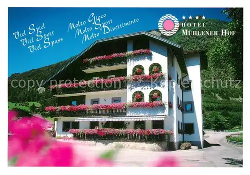 AK / Ansichtskarte Muehlen_Taufers Hotel Muehlener Hof Muehlen_Taufers