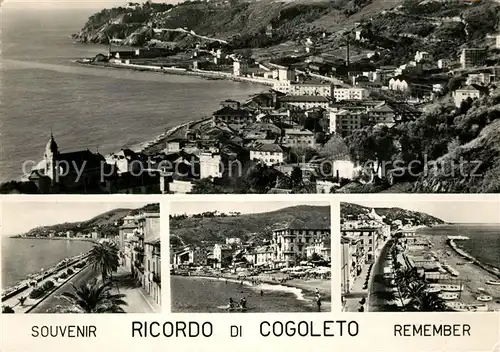 AK / Ansichtskarte Cogoleto_Liguria Ricordo Stadtansichten  Cogoleto_Liguria