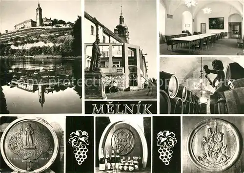 AK / Ansichtskarte Melnik_Tschechien Schloss Weinstube Melnik Tschechien