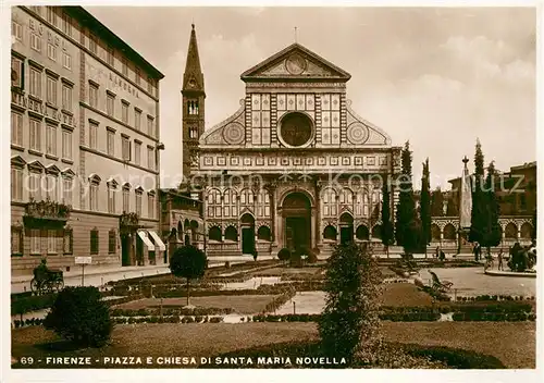 AK / Ansichtskarte Firenze_Toscana Santa Maria Novella Firenze Toscana