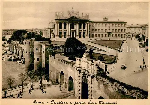 AK / Ansichtskarte Roma_Rom Porta San Giovanni Basilika Roma_Rom