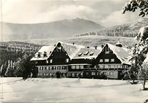 AK / Ansichtskarte Karpacz Hotel Gorski Winterpanorama Karpacz