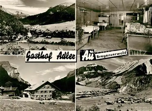 AK / Ansichtskarte Au_Bregenzerwald Gasthaus Adler Panorama Au_Bregenzerwald