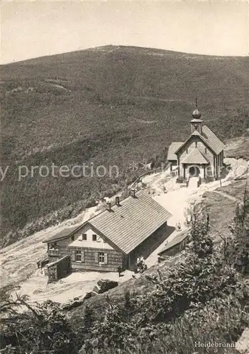 AK / Ansichtskarte Heidebruennl Kirche Quelle Heidebruennl