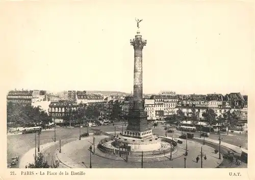 AK / Ansichtskarte Paris Place de la Bastille Paris